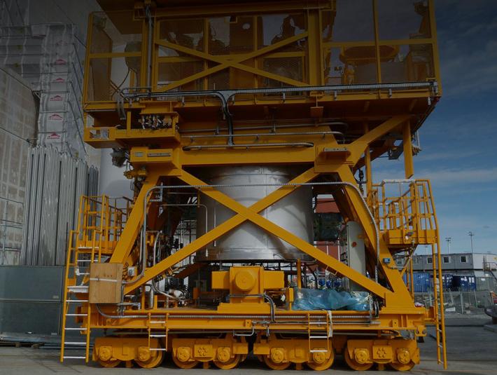 Système de déchargement de combustible usé