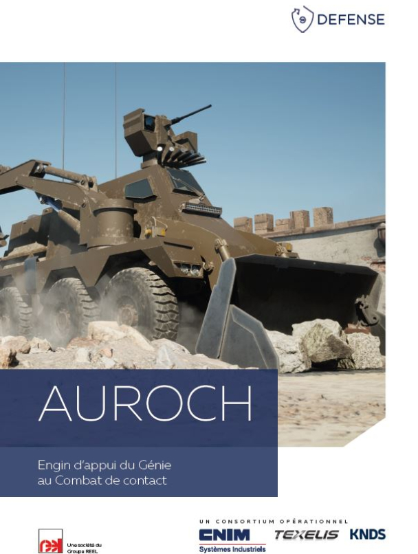 AUROCH - Engin d’appui du Génie  au Combat de contact